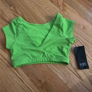 Five the Label Turnaround Green Top